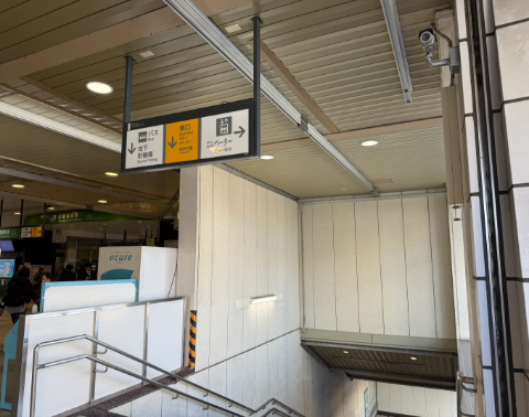 JR武蔵浦和駅東口改札を出て西口方面へ。